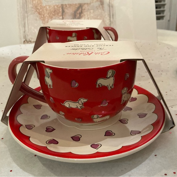Cath Kidston Other - Dachshund mug tea cup and saucer set, Perfect ♥️ Gift for Mother’s Day